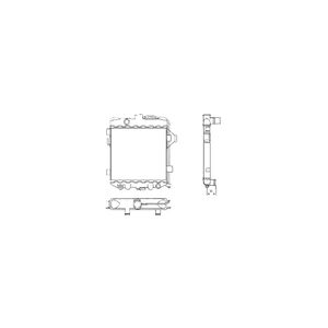Radiador De Motor Gm Opala Caravan Sem Ar Valeo Ta087004R