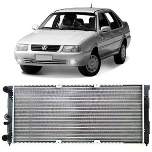 Radiador De Motor Valeo 6Ta092A Vw Santana Quantum Manual Com Ar