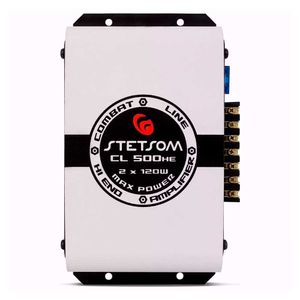 Módulo Amplificador Stetsom Cl500 He 120W Rms 2 Canais Booster