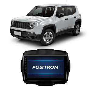 Central Multímidia Positron 9" Sp9090Ad Renegade 2016-2020 Moldura WI-FI + Câmera Ré