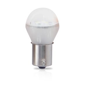 Jogo 10 Lampada Led Autopoli Bulb Ba15S 1141 1 Polo 3W 12V Branco
