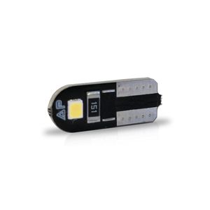 Jogo 10 Lampada Led Autopoli Esmagada T10 Slim 2825 2W 24V Branco