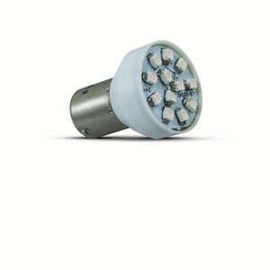 Par Lampada Led Autopoli Bay15D 2 Polos 1034 3,5/2W 12V Branco