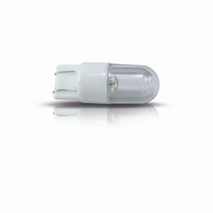 Jogo 10 Lampada Led Autopoli Esmagada 2825 12V Branco
