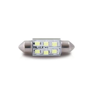 Par Lampada Led Autopoli Torpedo 6L 42Mm 12V Branco