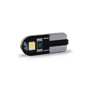Jogo 10 Lampada Led Autopoli Esmagada T10 Slim 2825 0,4W 24V Branco