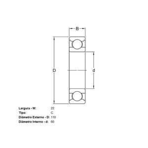 Rolamento Cambio Skf Qj212C2