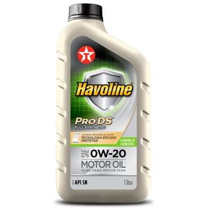 Óleo Lubrificante Do Motor Havoline 0W20 Sn Full Synthetic 1 Litro Texaco