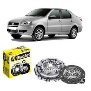 Kit Embreagem Fiat Siena 1.4 8V 2007 a 2023 Luk 619 3015 00 0
