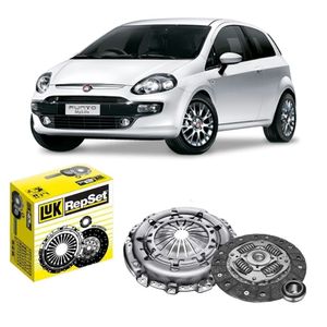 Kit Embreagem Fiat Punto 1.4 8V 2007 a 2023 Luk 619 3015 00 0