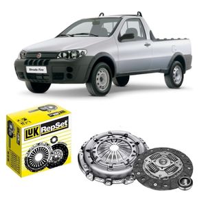 Kit Embreagem Fiat Strada Trekking 1.4 8V 2009 a 2023 Luk 619 3015 00 0