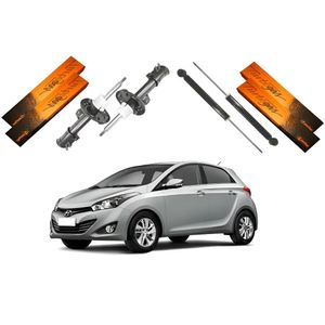 Kit 4 Amortecedor Hyundai HB20 1.0 e 1.6 De 2012 a 2019 Turbogás Dianteiro + Traseiro Cofap