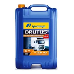 Óleo Lubrificante do Motor Diesel 15W40 Ipiranga Brutus Alta Performance CI4 20L
