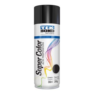 Tinta Aerossol Spray Preto Alta Temperatura Tekbond