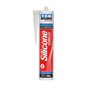 Cola Adesivo Silicone Vermelho Alta Temperatura Tekbond