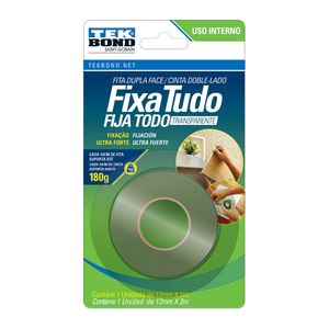 Fita Dupla Face Blister 12mmX2mm Tekbond