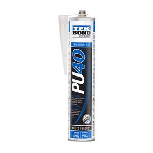 Cola Adesivo PU40 Cartucho Preto 310ml Tekbond