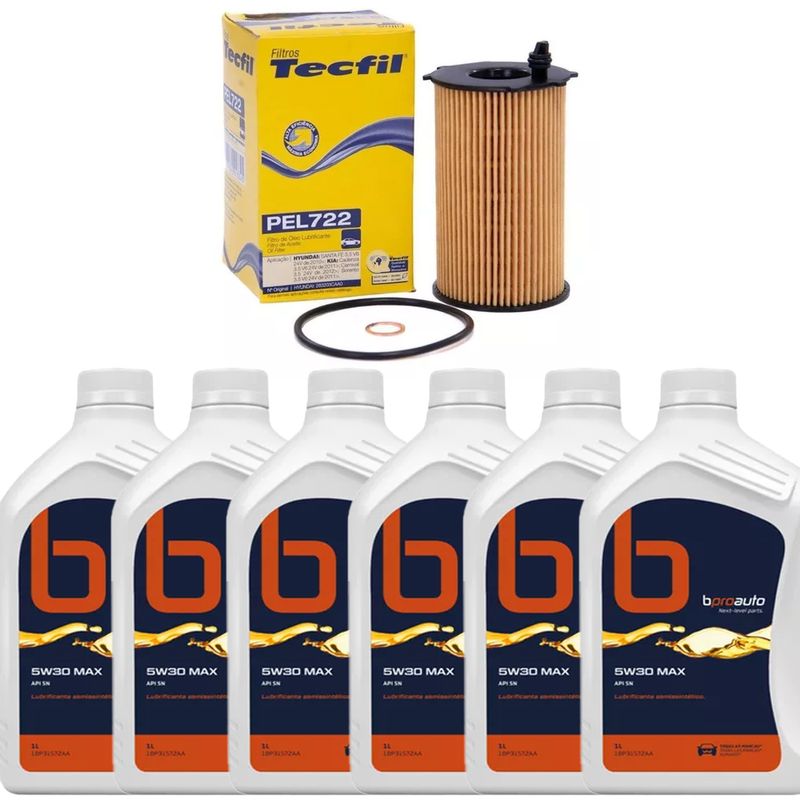 KIT-TROCA-OLEO-AZERA--3.0-24V-V6--2010-2023-5W30