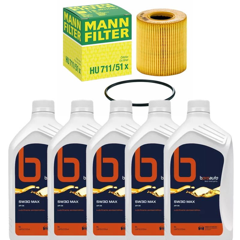 KIT-TROCA-OLEO-COOPER-S-CLUBMAN-1.6-16V-2008-2012-5W30
