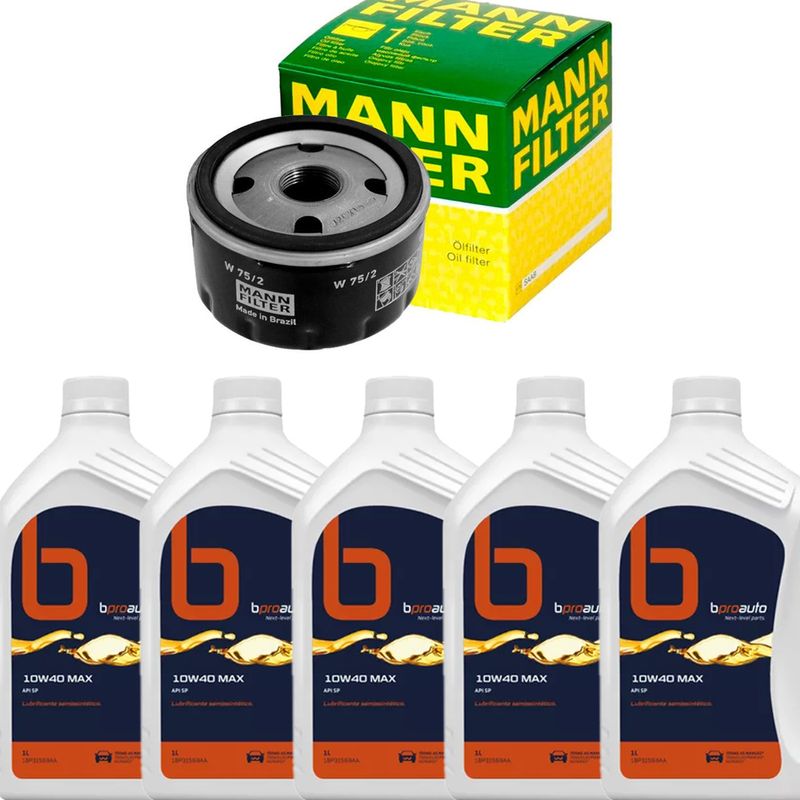 KIT-TROCA-OLEO-SANDERO-STEPWAY-TWEED-1.6-16V-2014-2015-10W40