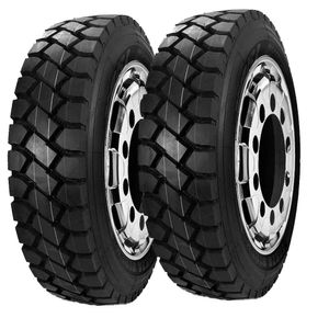 Kit 2 Pneus Aro 22.5 Xbri  Forza Block F1 295-80R22.5 152-149L