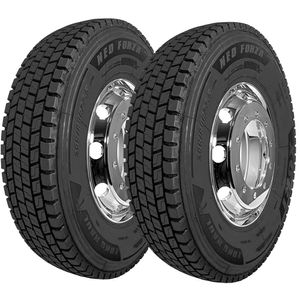 Kit 2 Pneus Aro 22.5 Xbri Neo Forza P1 295/80R22.5 152/149L