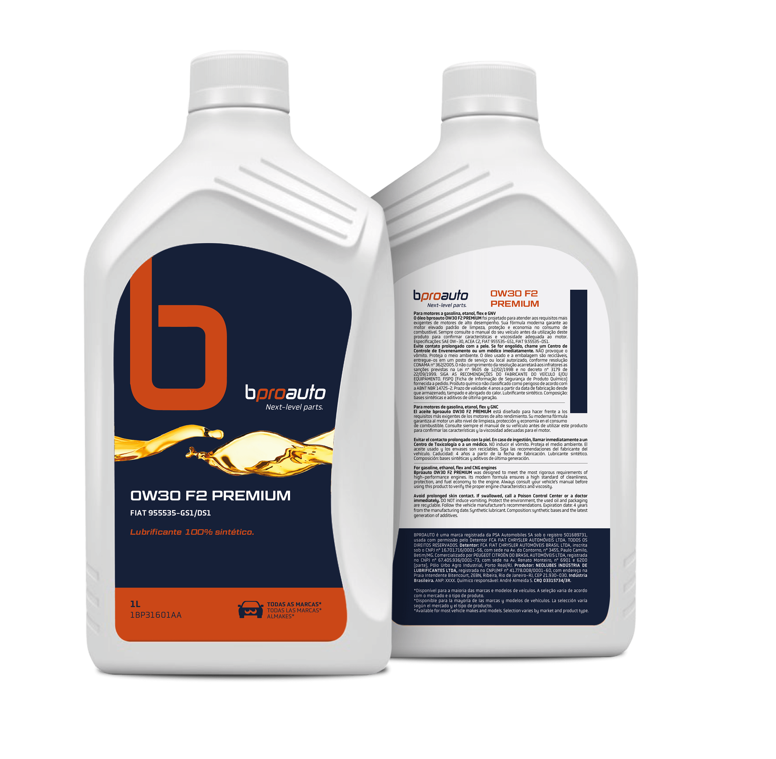 BPROAUTO 0W30 F2 PREMIUM SINTÉTICO
