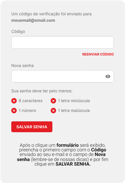 Imagem troca de senha